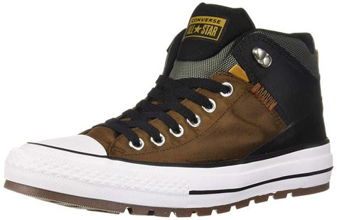 Chucks boots - The Rocky Ride Outsole is a rubber work platform outsole that is oil-resistant and provides secure footing. The forefoot and rear section have a softer density to give you sure-footed traction. These 11-inch men's western work boots have full-grain leather uppers. The foot is tan paired with an ochre shaft that features stitching detail.
